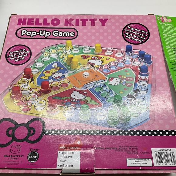NWT HELLO KITTY POP UP GAME AND STICKERS - Picture 4 of 8